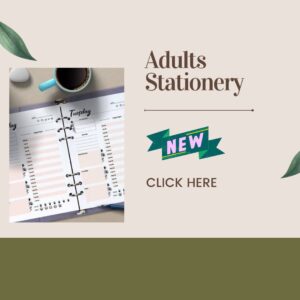 Adults Healthy Stationery للصحة النفسية